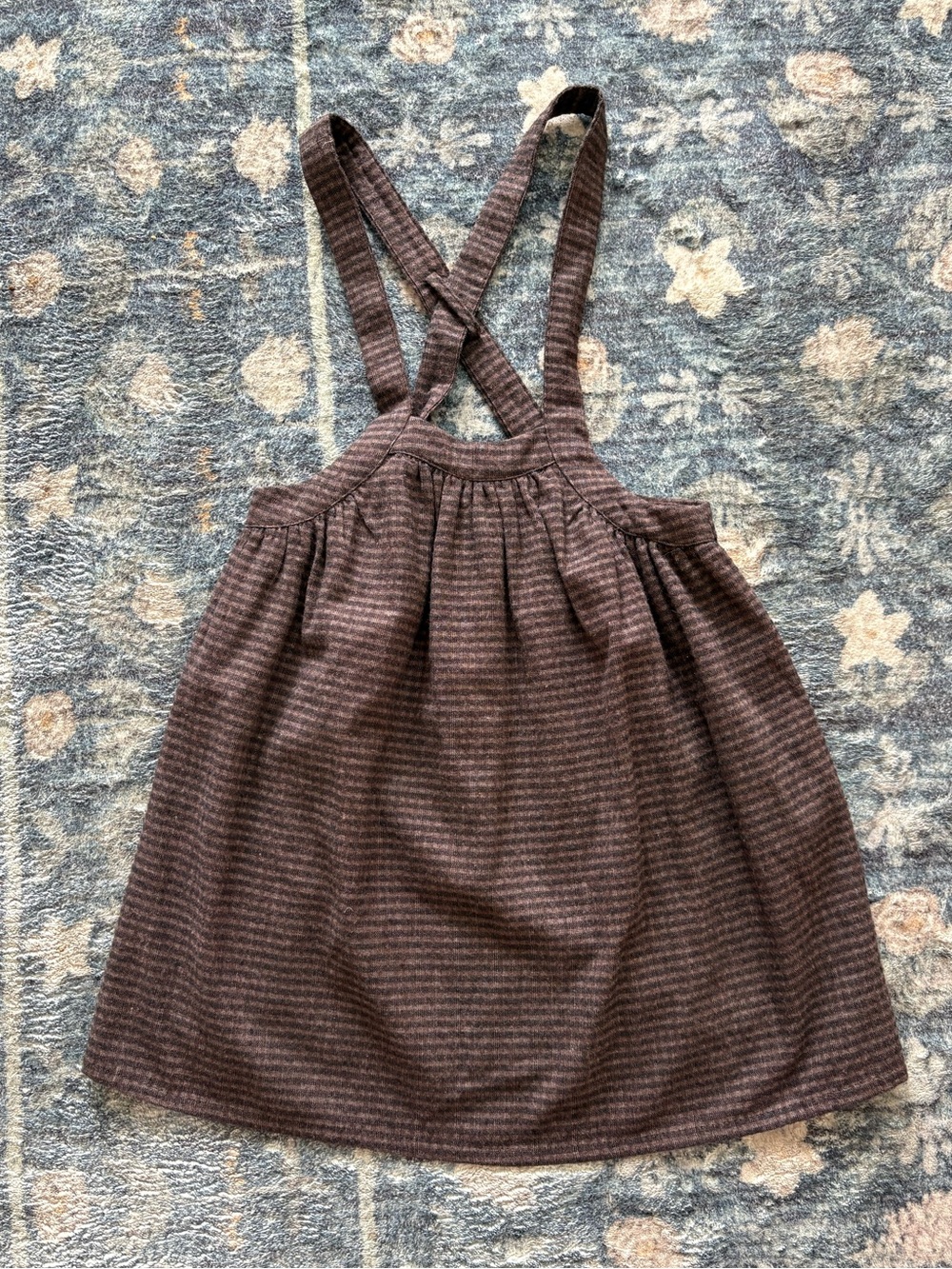 Zara Girls’ Gingham Pinafore Dress Size 5